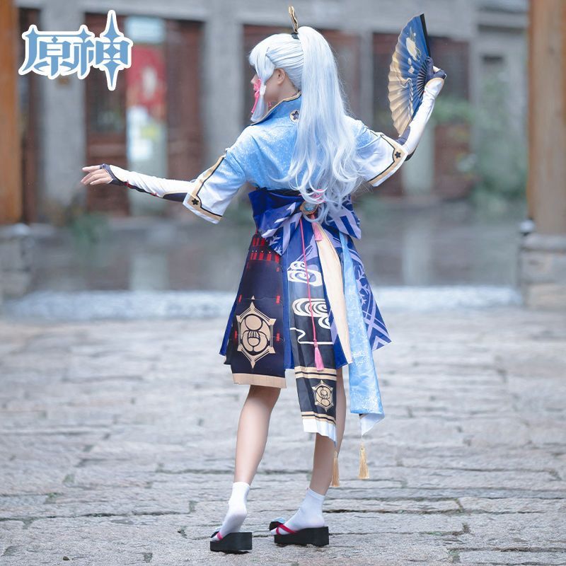 元神コスプレ神里绫华コスプレ稲妻城凌华女装服セットゲームアニメ衣装女