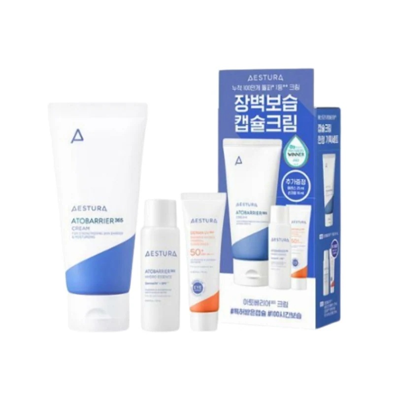 エストラアトバリア365クリーム80ml企画（+ハイドロエッセンス25ml+無機日焼け止め10ml贈呈）