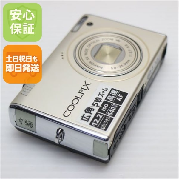 超美品 COOLPIX S640 アイスシルバー Nikon デジカメ 116