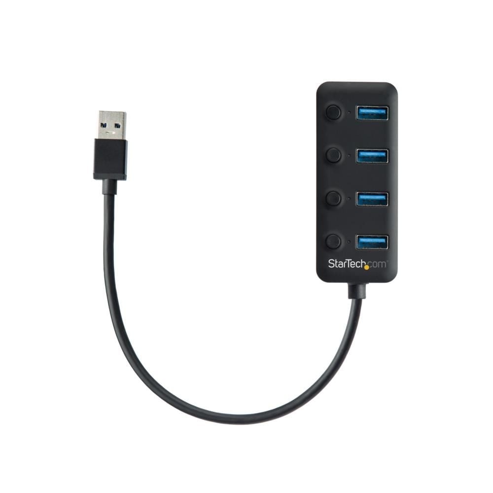 StarTech.com [HB30A4AIB] USB 3.0ハブ USB-Aポートを4口搭載 各