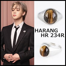 [HARANG]★韓国人気★BTS 着用★HR 154R_Silver Rough Ring HARANG]☆韓国人気☆BTS 着用☆HR 154R_Silver Rough Ring