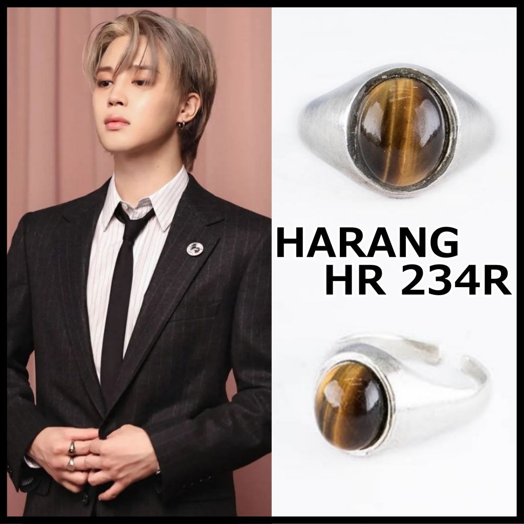 [BTS ジミン着用] 【HARANG】 HR 234R HR234R リング [公式正規品] BTS ジミン リング シルバー リング 韓国 TIGER EYES SILVER RING