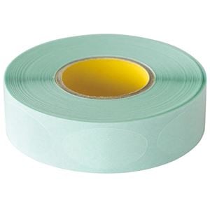 （まとめ） ヘッズ 透明ロールシール 25×13mm M-1RS 1パック（500枚） (×5セット)