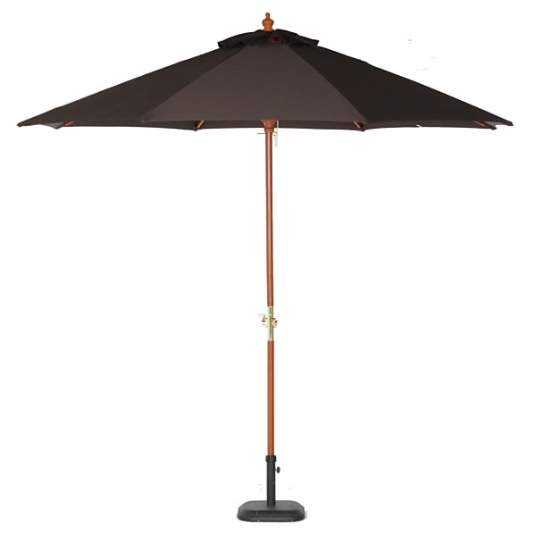 不二貿易 60164 木製パラソル 270cm ブラウン 270BR 【パラソル単体】 メーカー直送