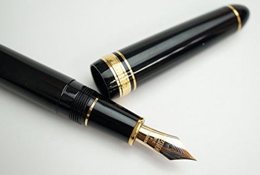 プラチナ万年筆 PRESIDENT ブラック 18K F プラチナ PLATINUM プレジデント PRESIDENT 万年筆 18K 極細字