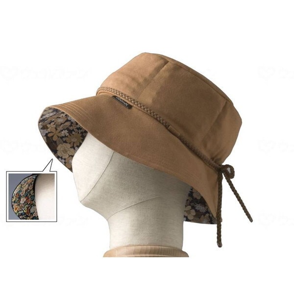 特殊衣料 abonet+JARI ハットフラワー ブラウン フリー メーカー直送