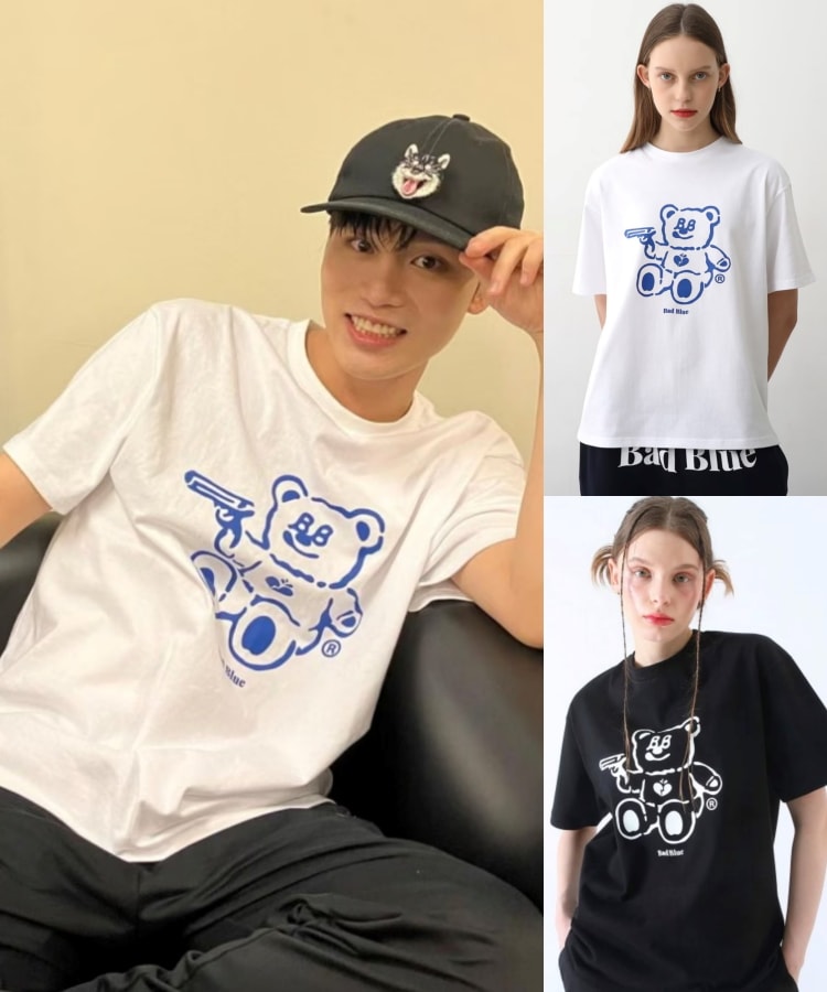 24SS NCT テイル着用 BadBear Tee / BadBear Graphic Tee / BadBear Slim Tee / BadBear Crop Top