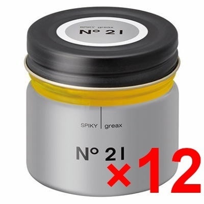 【送料無料】 イリヤ コスメティックス ／ スパイキー グリークス No.21 60g 【12個セット】／ サロン専売品 美容室専売品 グリース ワックス スタイリン
