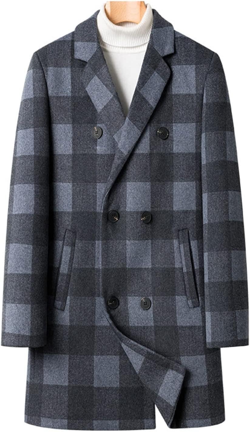 ダブルブレスト コート メンズ チェスターコート 中綿 クラッシック チェック柄 柔らかい 保温性 防風防寒 ロングコート 紳士 メルトン 春秋冬 ビジネス スリムコート 大きいサイズ カジュ