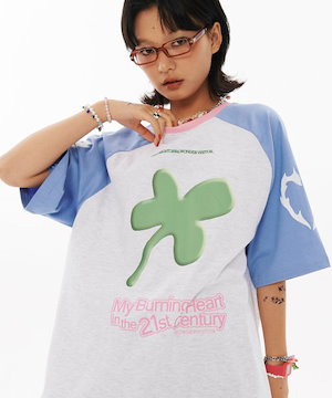 韓国人気★[WONDERVISITOR] 21C FROG OVERFIT RAGLAN T-SHIRT ◇WONDERVISITOR 21C FROG Overfit Raglan T-shirt/2色