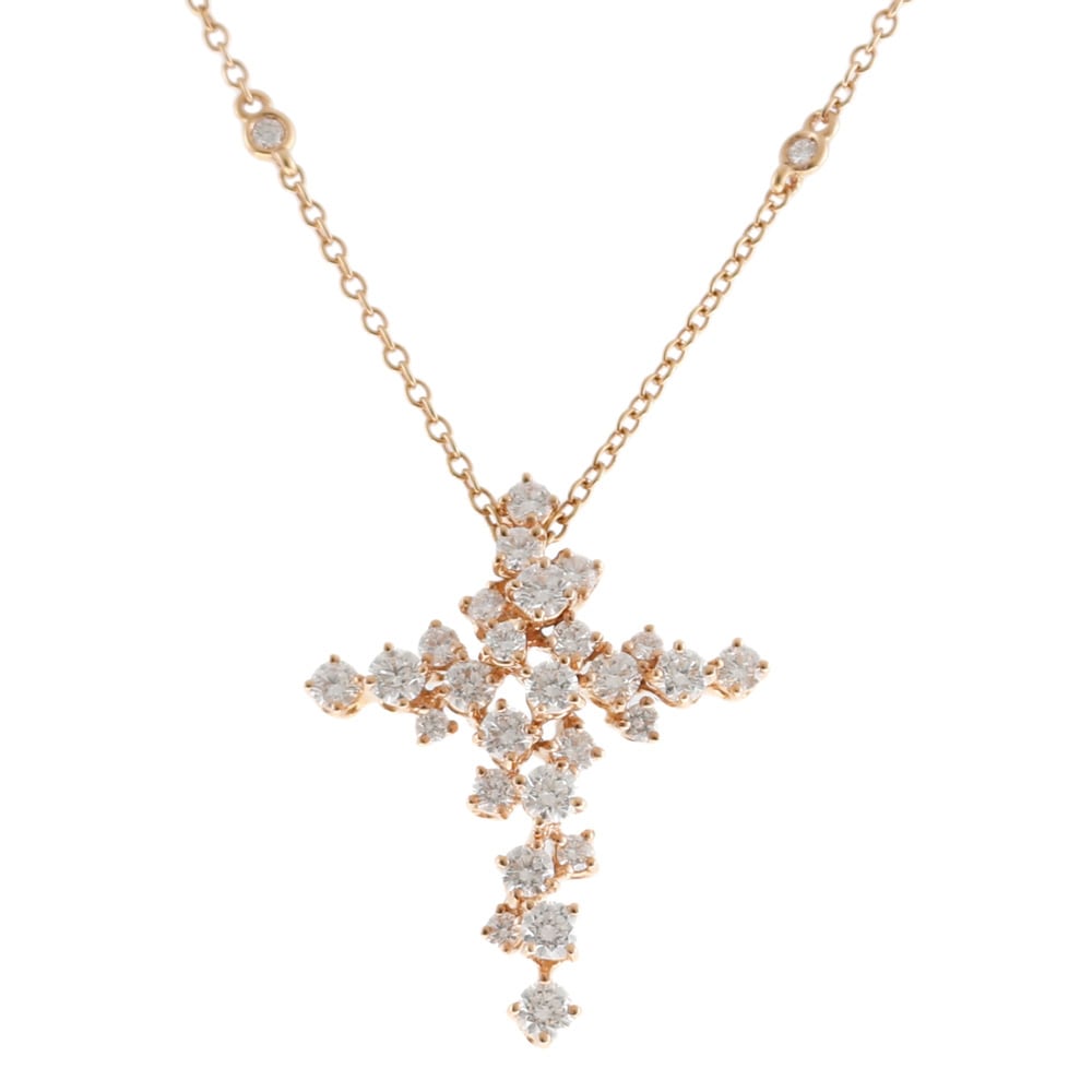 ダミアーニ ネックレス 18金 K18ピンクゴールド ダイヤモンド Damiani 中古 美品