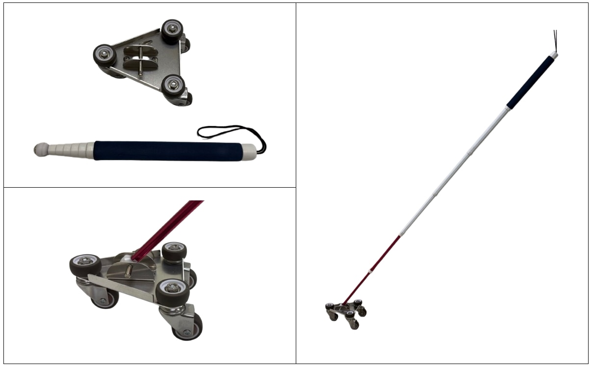 視覚障がい者用 9段アンテナ式白杖