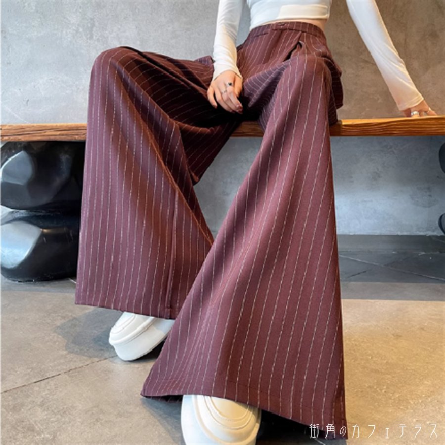 ボトムス ワイドパンツ 4色 フレア Aライン ガウチョ ロング マキシ ポケット 薄手生地 かわいい 大人可愛い 大人女子 綺麗 シンプル カジュアル 大人 上品 おしゃれ お洒落 こなれ感 ラフ 5,169円