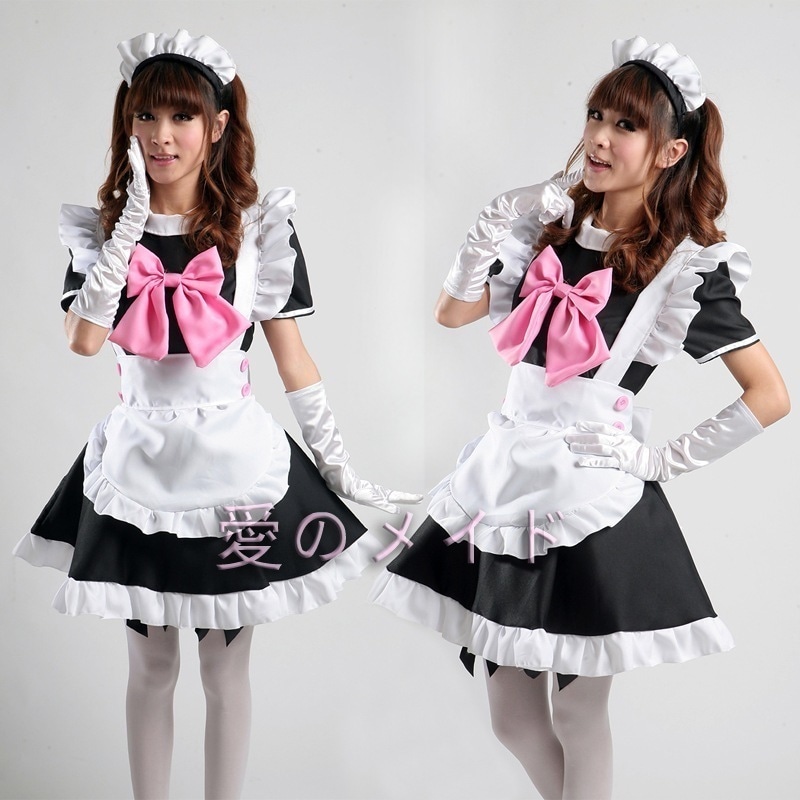 レストランメイド服コスプレ女装コスプレアニメ演出衣装カフェメイド服
