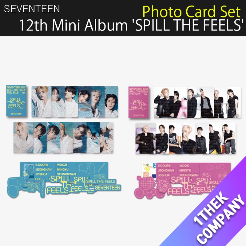 【２種セット】（Photo Card Set）SEVENTEEN 12th Mini Album [SPILL THE FEELS] OFFICIAL MD