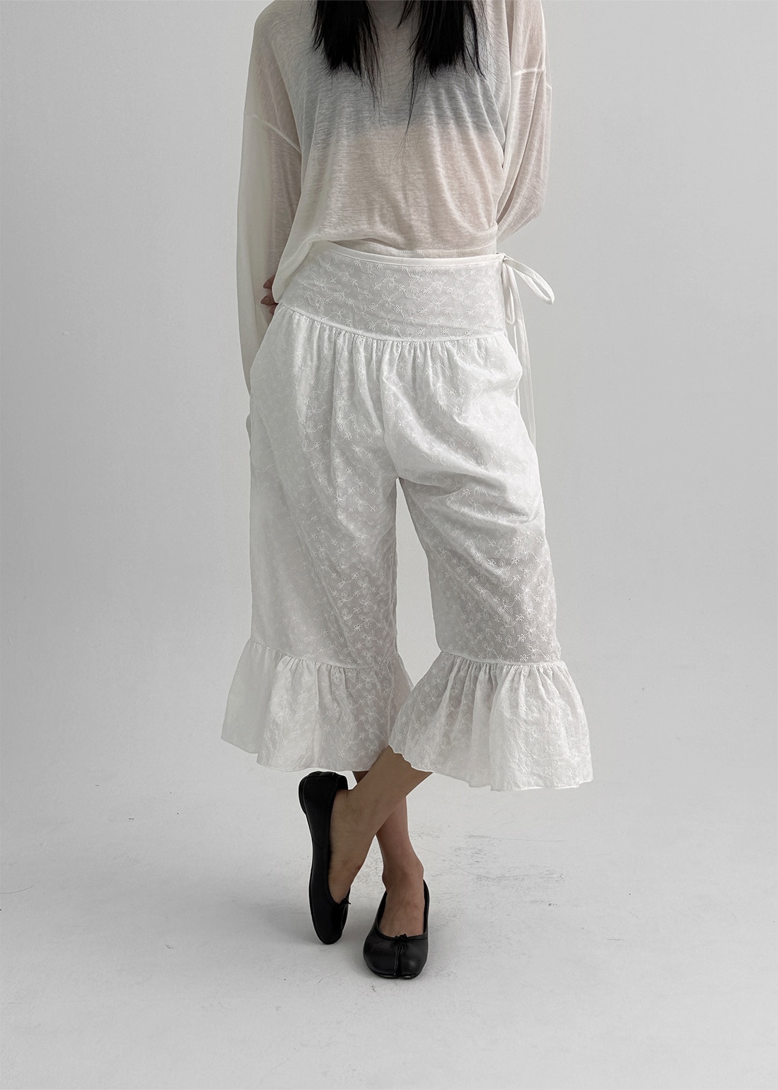 ダモスパンチングレース7部パンツ