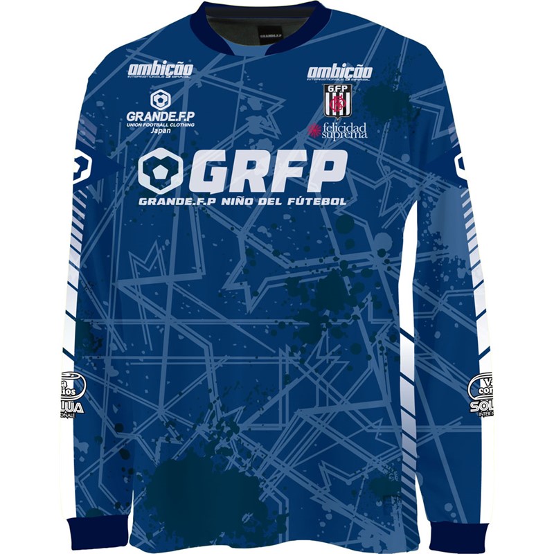 grande(グランデ) クロススプラッシュ.プラシャツ.長袖 フットサルプラクティクスシャツ (gfph23106-87)