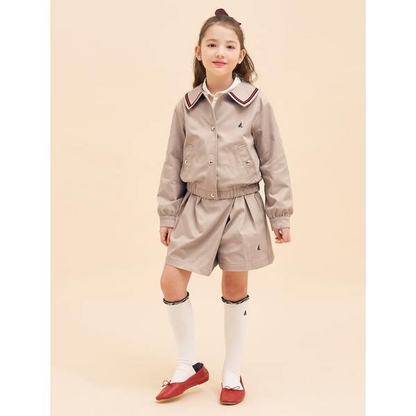 [BEANPOLE KIDS] 女の子の新学期ジャケットセットアップ - ベージュ (BI3211G01A)