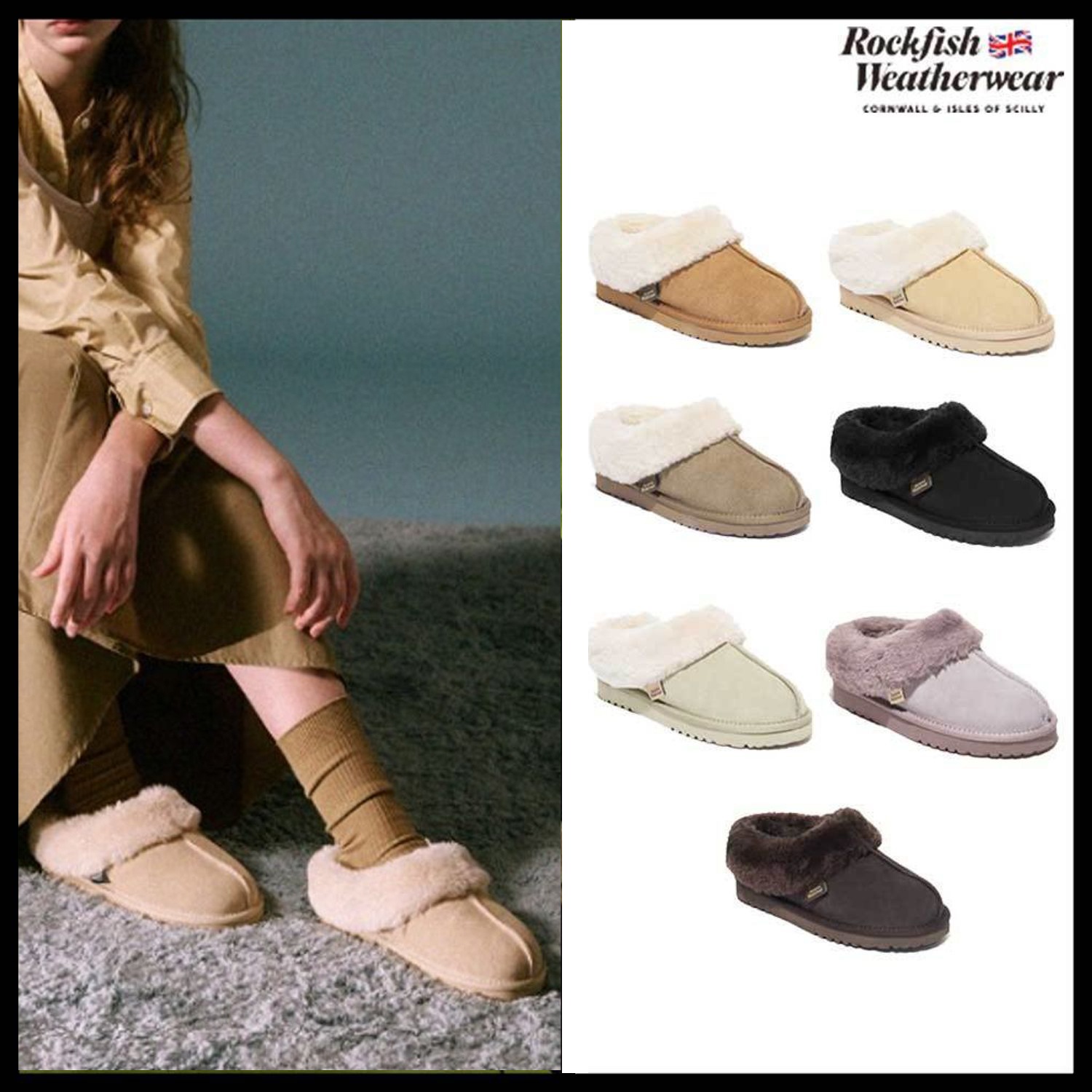 NEW ORIGINAL WINTER FUR MULES 5種