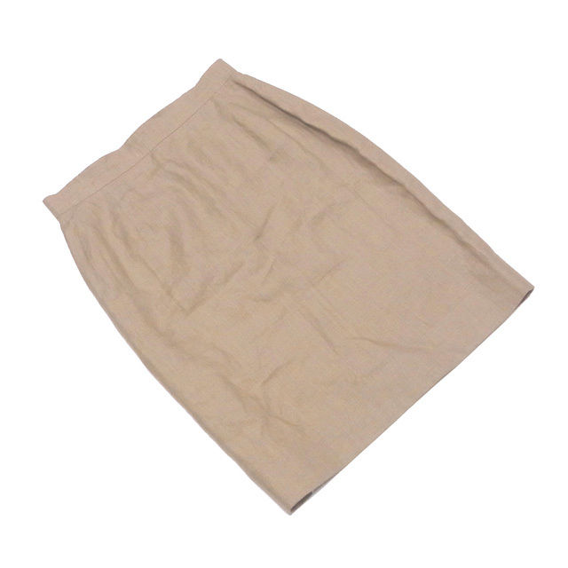 スカート BOUTIQUE タイト 34サイズ ブティック ベージュ 中古