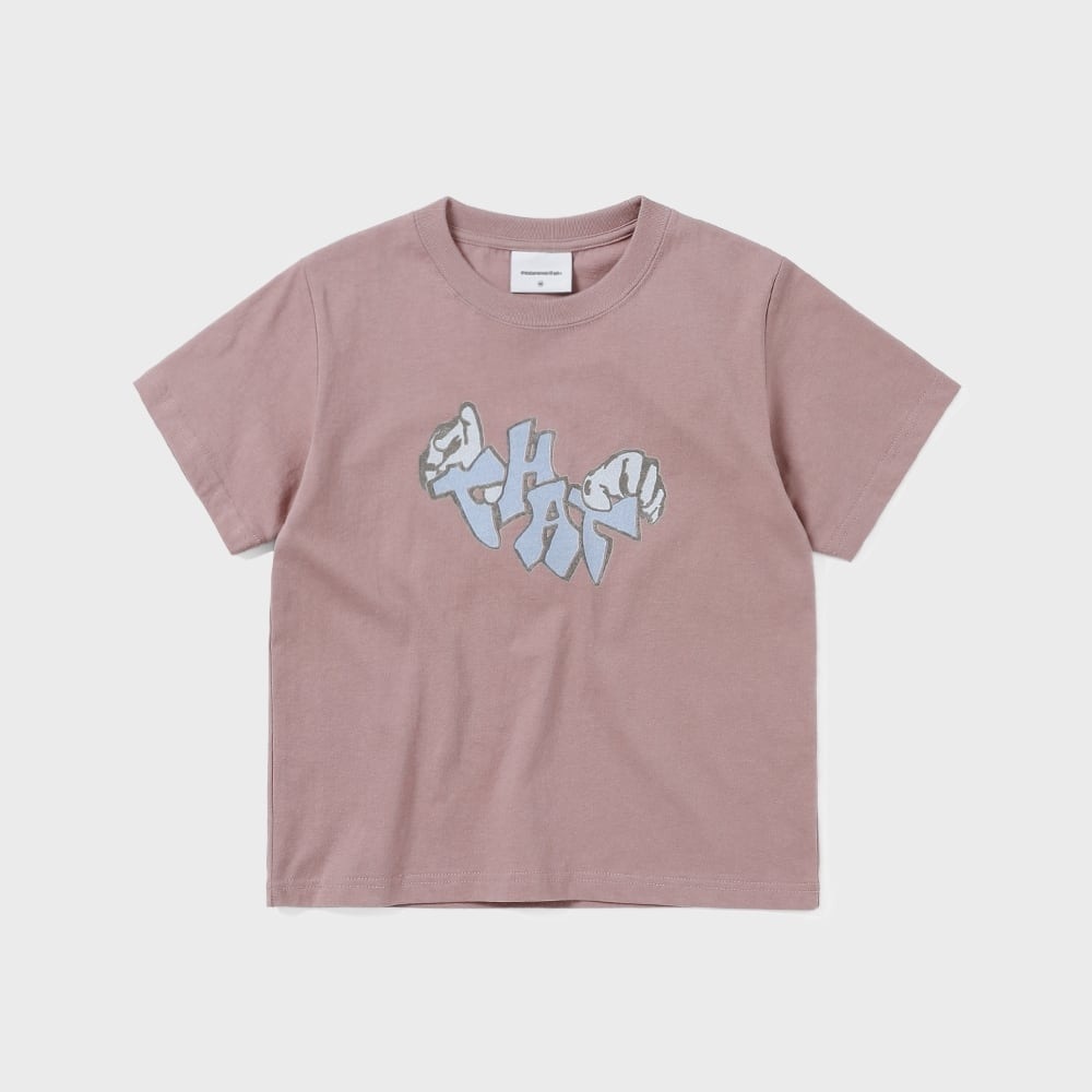 ディス・イズ・ネヴァー・ザット・ハンズ W Tシャツダスティピンク