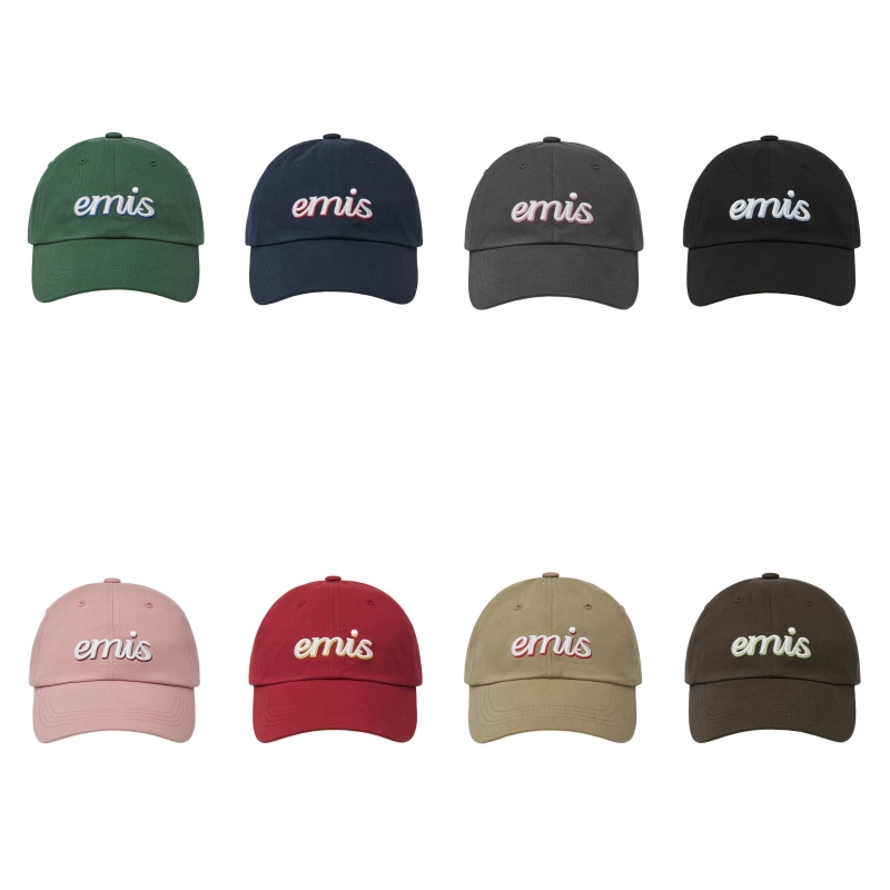 【EMIS】 LAYERED LOGO BALL CAP : 8COLORS