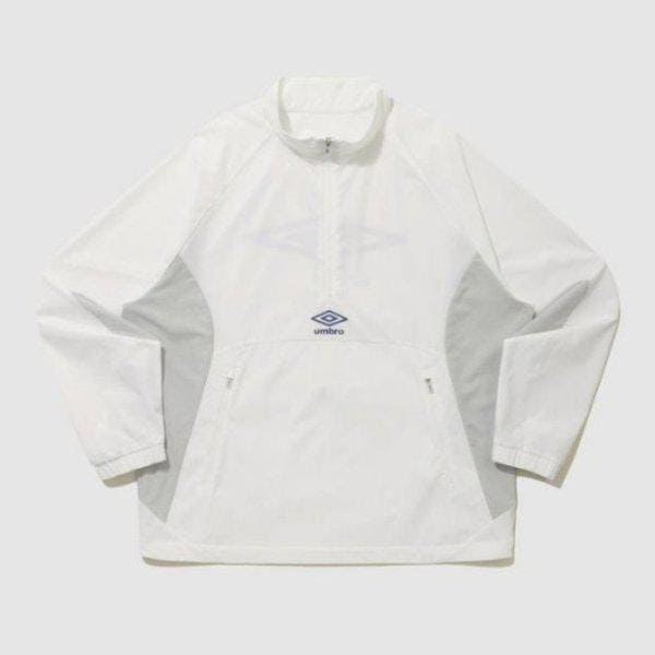 長袖Tシャツ KQF UQ121SWT22-WHT アクティブ オールラウンド エアホール スタンネック アノラック WHITE