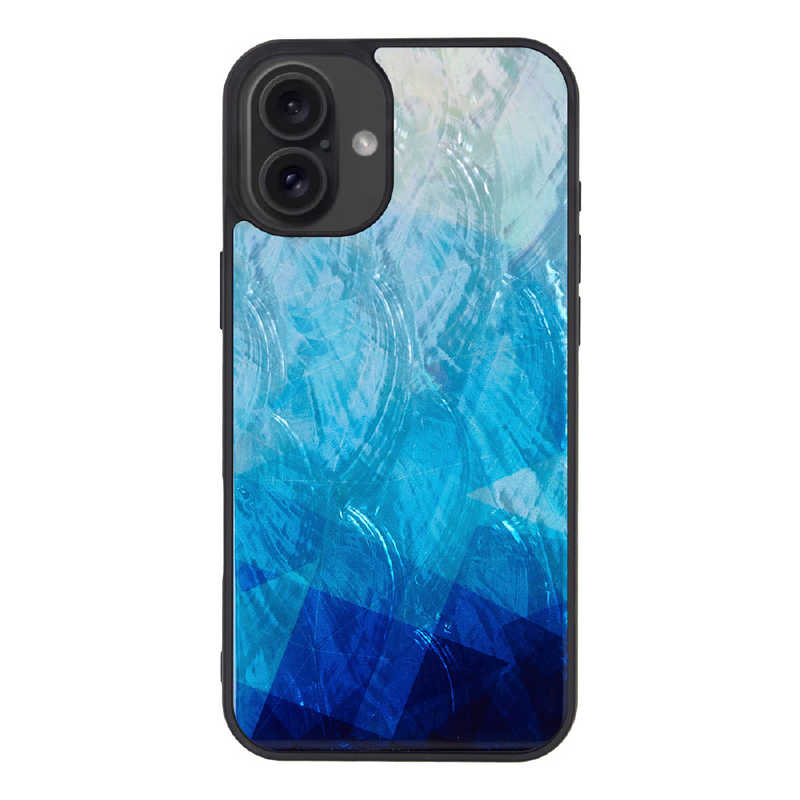 ROA　iPhone 16 Plus(6.7インチ) 天然貝ケース ikins Blue Lake Blue Lake　I27108i16PL