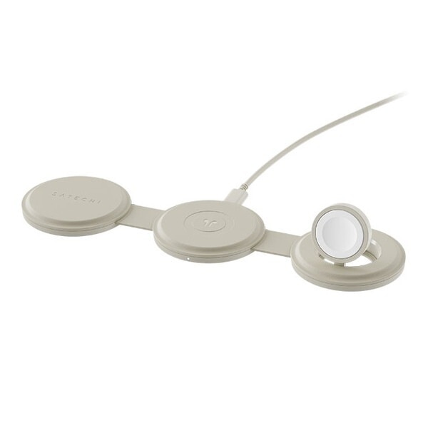 PST-QTG31W サンド OntheGo3-in-1ワイヤレスチャージャー