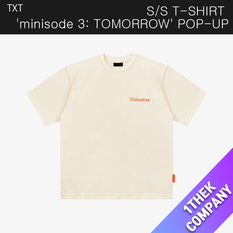 （S/S T-SHIRT）TOMORROW X TOGETHER minisode 3: TOMORROW POP-UP MD TXT