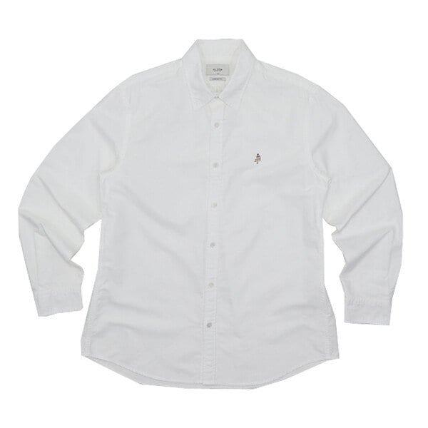 I6740 男性 105 ソリッド 長袖 シャツ　クジェモウン