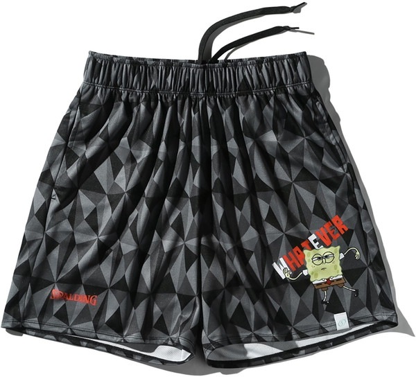 SPALDING スポルディング プラクティスパンツ スポンジ・ボブ フレーズ バスケットボール プラクティスパンツ SMP25148S-1000