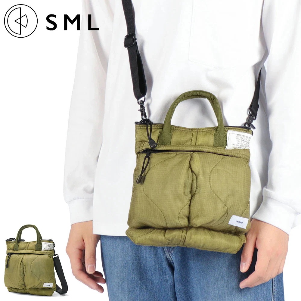 ヘルメットバッグ メンズ レディース ミニ ミリタリー 大人 シンプル キルティング 軽量 ショルダー デイリー GERD redad×SML QUILTING HELMET BAG K905099