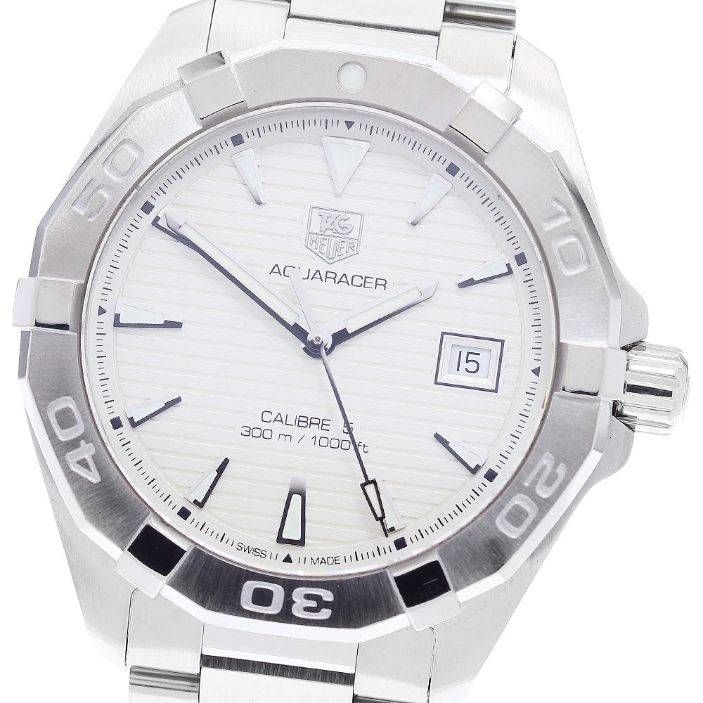 タグホイヤー TAG HEUER WAY2111.BA0928 アクアレーサー キャリバー5 デイト 自動巻き メンズ _900998【中古】