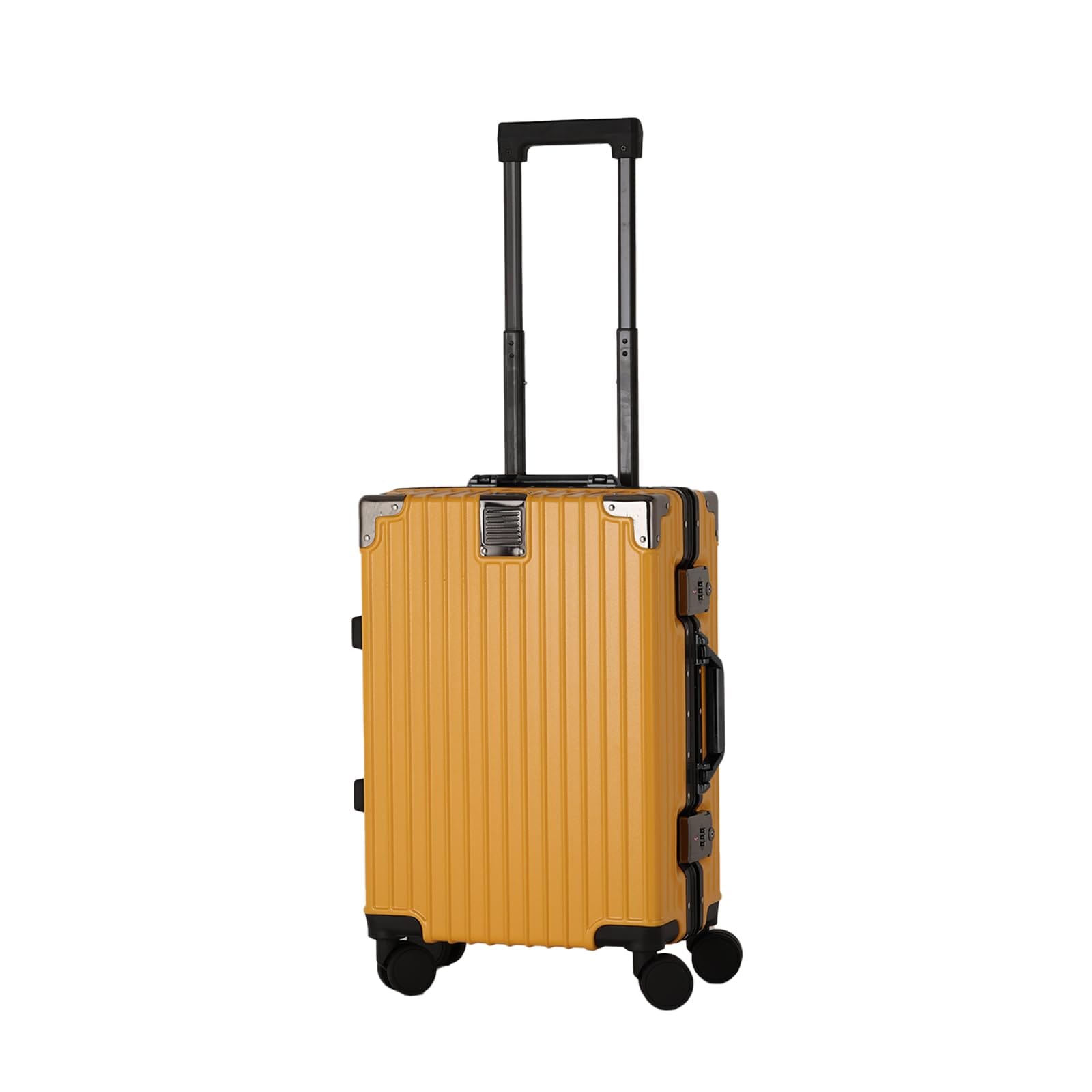 [fofo] 軽量！スーツケース キャリーケース 機内持ち込み 大型 旅行 (Sサイズ(40L/ 機内持込) イエロー)