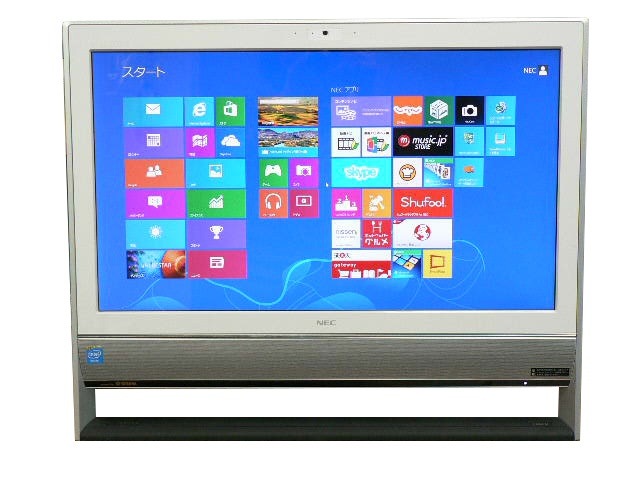 NEC デスクトップパソコン 中古パソコン VN350/M ホワイト デスクトップ 一体型 本体 Windows8 Celeron DVD 4GB/1TB 送料無料 中古