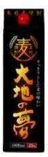 焼酎 麦焼酎 25 大地の夢 1.8L パック 1ケース単位6本入 愛知県 内藤醸造 送料無料