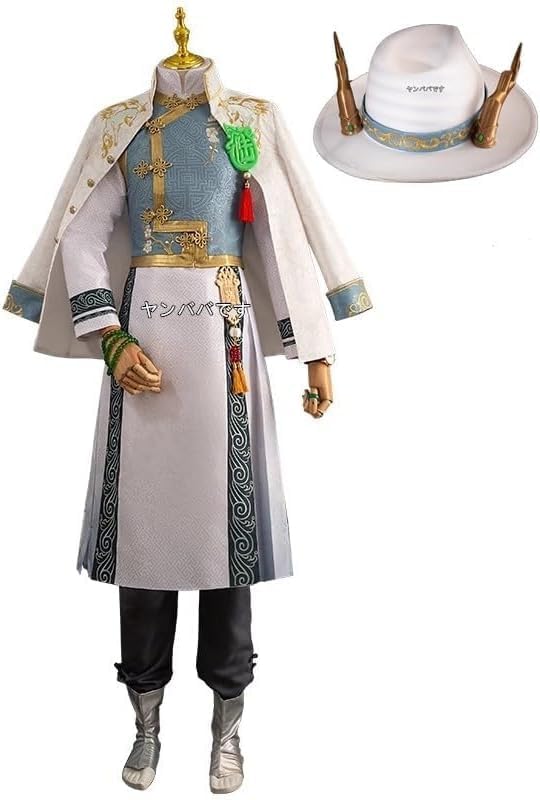 即納アイデンティティ V 宿傘之魂謝必安白無常真理の下東方の麒麟コスプレ衣装(ウィッグ 靴別売り)