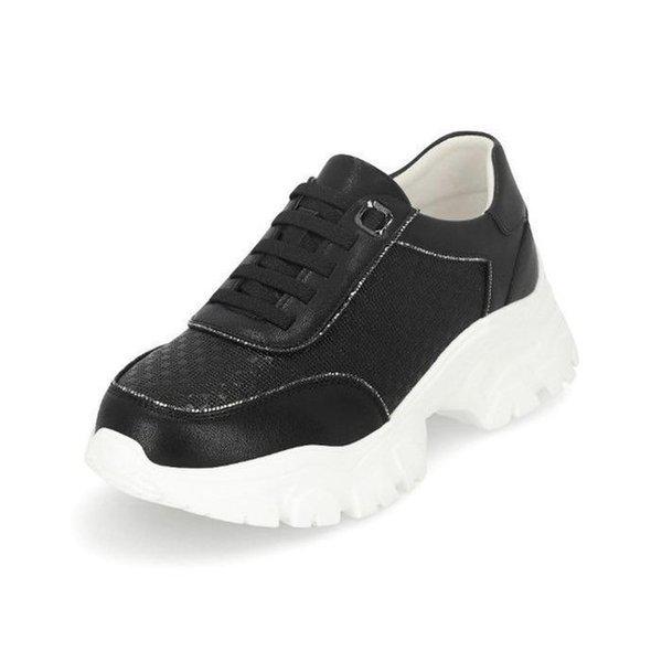 HC06 女性用クッションスニーカー ブラック LCWS01U513 (34459452)