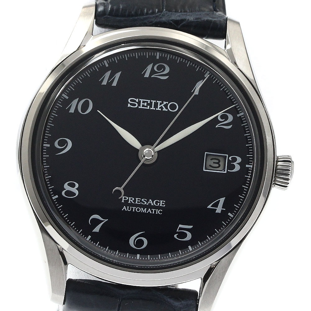 セイコー SEIKO SARA021/6L35-00B0 プレザージュ 琺瑯ダイヤル 自動巻き メンズ 極美品 _883665【中古】
