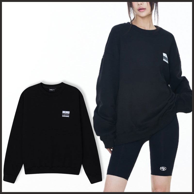 SIGNATURE BACK LOGO SWEATSHIRT _UNISEX BLACK
