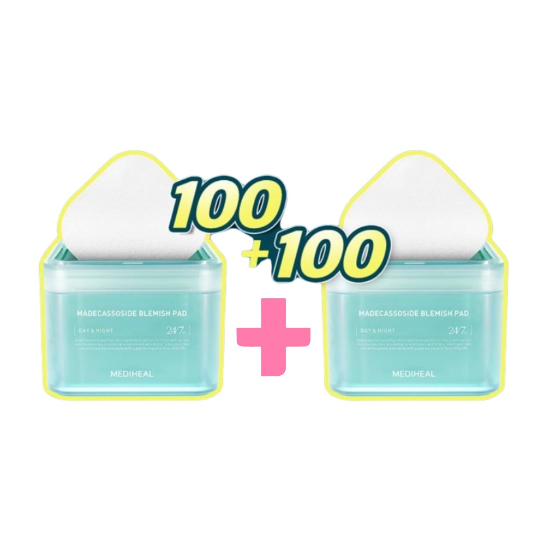 [OLIVE YOUNG 2023 AWARDS] [韓国正品]マデカソサイド跡パッド / 本品100枚+リフィル100枚 /限定企画