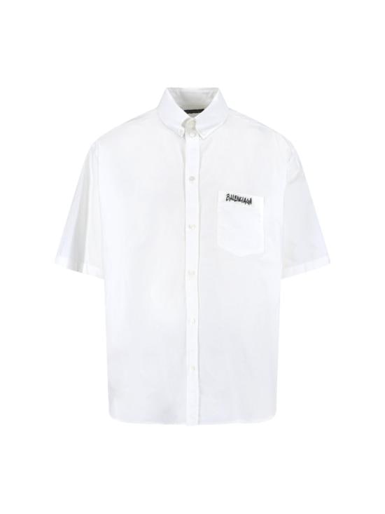 BALENCIAGA Men Shirts 857810 TRM289000 White