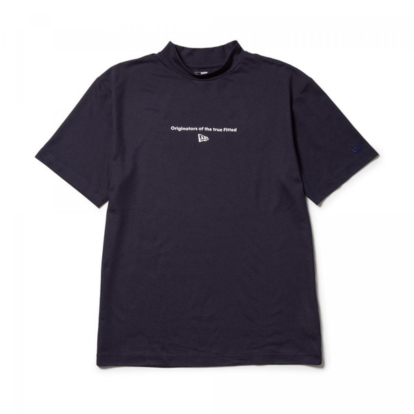 ニューエラ NEW ERA 半袖 ミッドネック 鹿の子 Tシャツ Circle OOTTF ネイビー ゴルフ 14391498