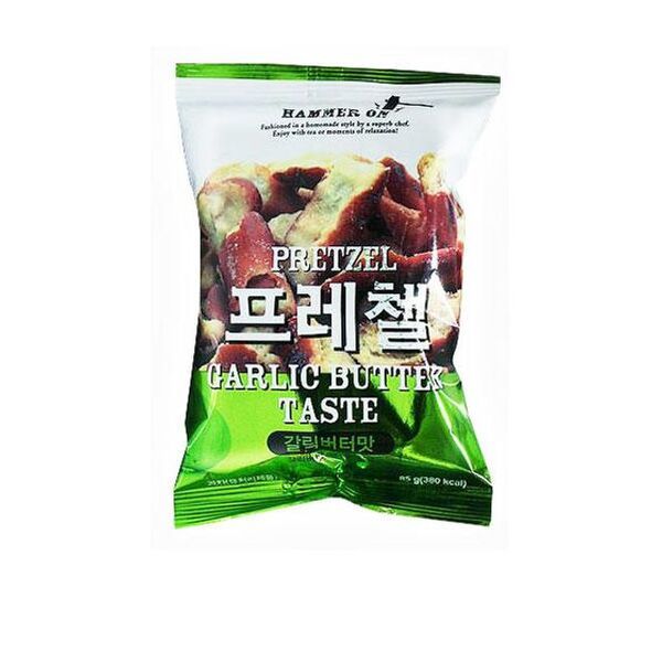 輸入 プレッツェル ガーリックバター 85g 20袋