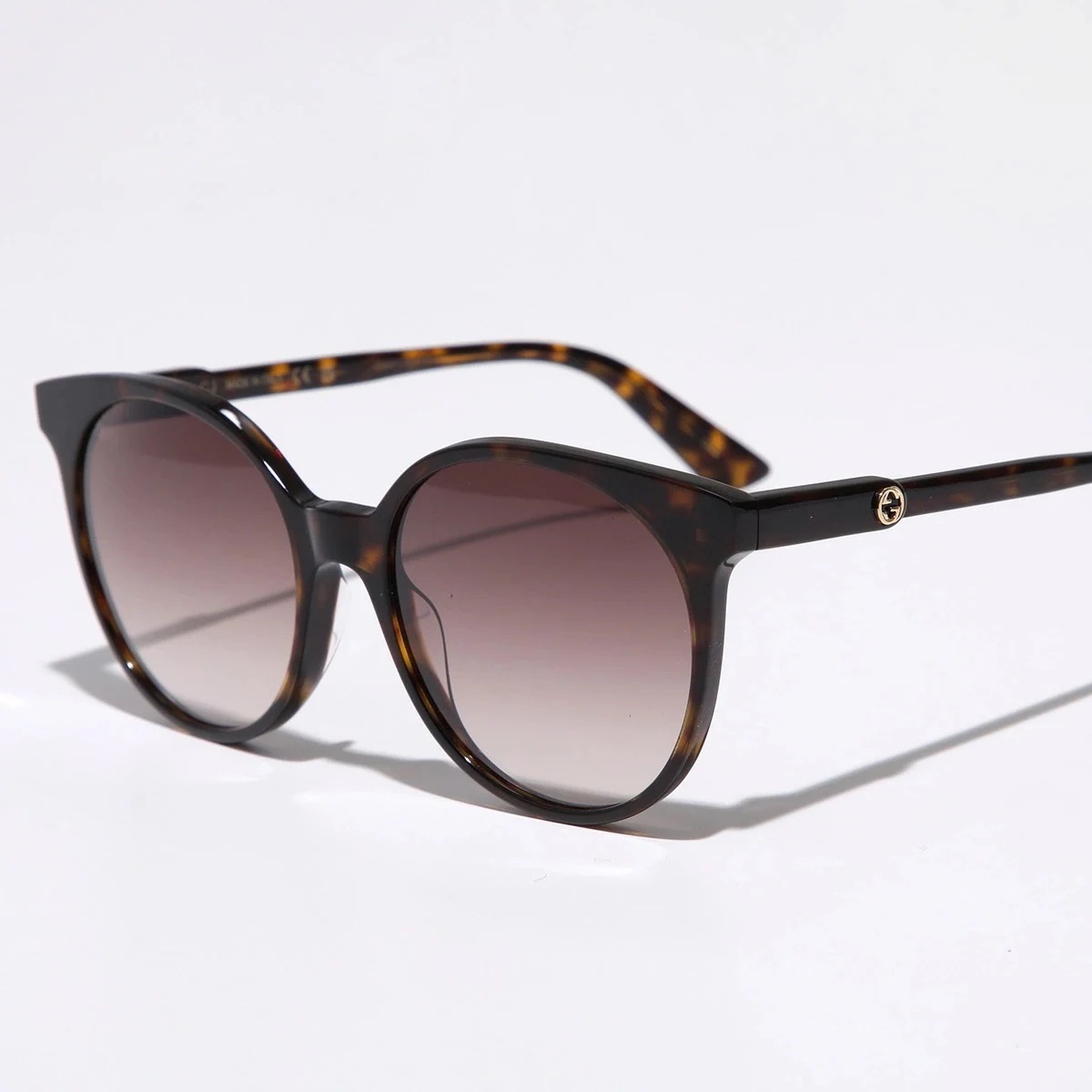 GUCCI グッチ サングラス GG0488S レディース ボストン型 アジアンフィット GGメタルロゴ セルフレーム アイウェア カラー2色