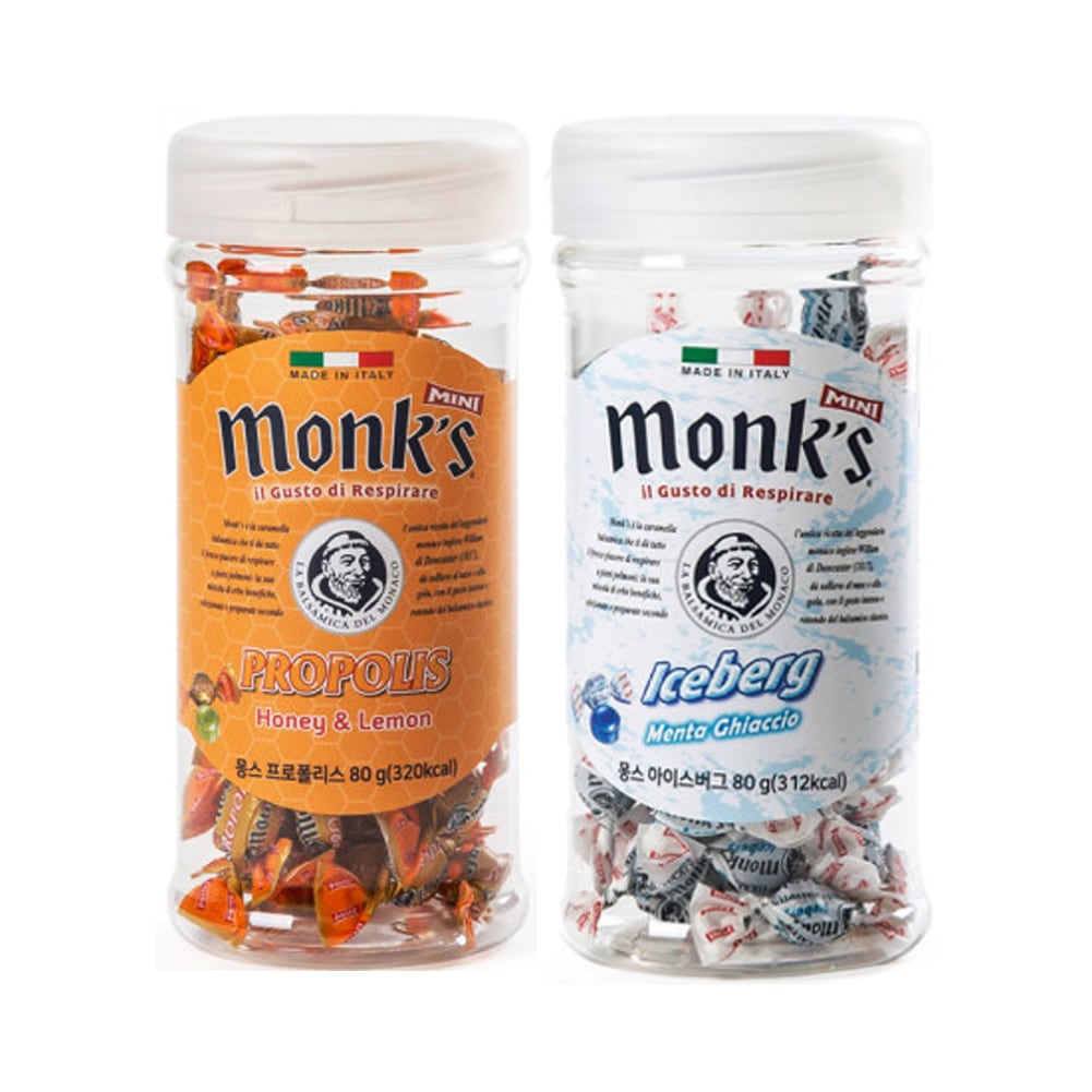 Monks Propolis 80g + Iceberg Candy 80g X 1セット