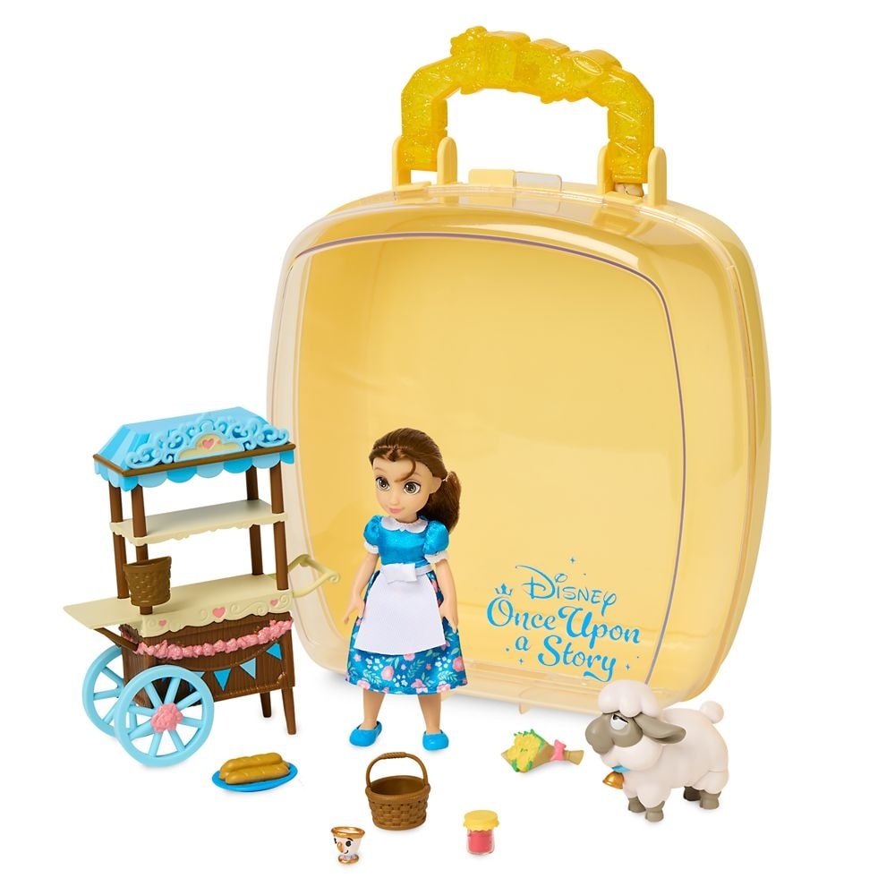 Disney Belle ディズニースアポンアストーリーミニドールプレイセット 美女と野獣 5インチ