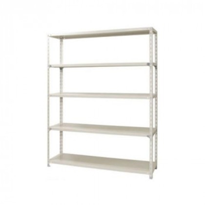 スチールラック NC1800-24-5段 間口1800×奥行450×高さ2400mm ホワイト