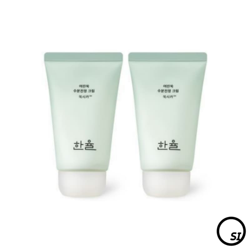 【1+1】トラブル鎮静ヨモギシカ水分クリーム 55ml x 2個 (赤いトラブル/ 乾燥トラブル)